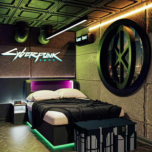 Interior Design Cyberpunk Gallery D5 RENDER FORUM   02f9c80e67a22c2cd6a4e15db32539e5a8bfae68 2 500x500 