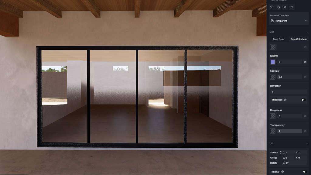 Problems material glass - windows - Get Help - D5 RENDER FORUM