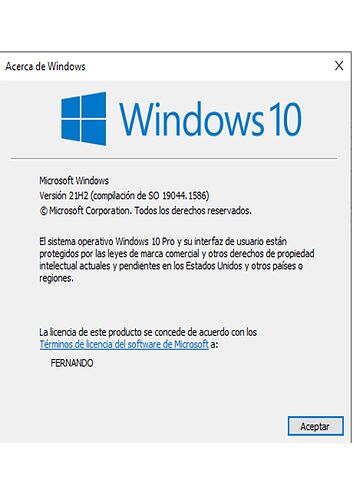 versión windows