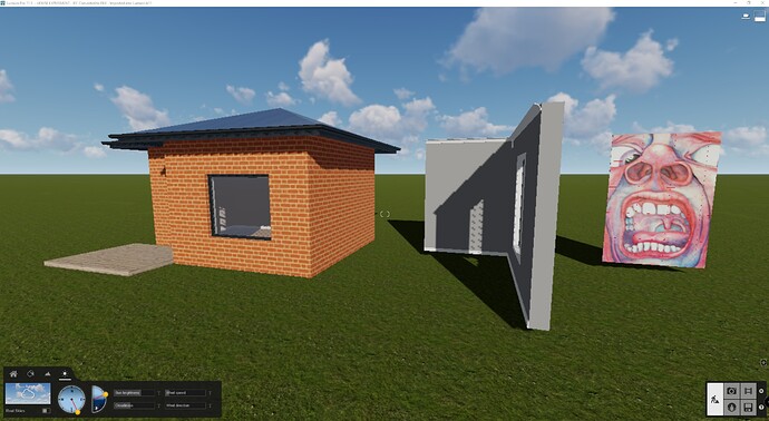 SCREENSHOT 5 - HOUSE EXPERIMENT - Revit LT 2020 exported to IFC converted to FBX - Imported into LUMION