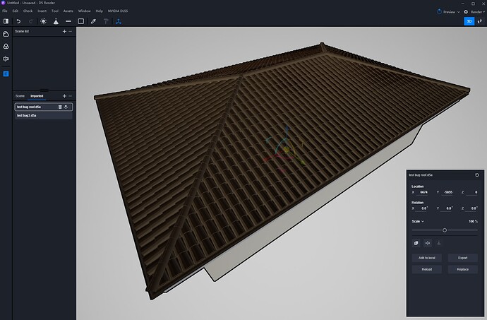 bug material roof