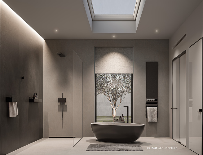 Modern Bathroom - Gallery - D5 RENDER FORUM