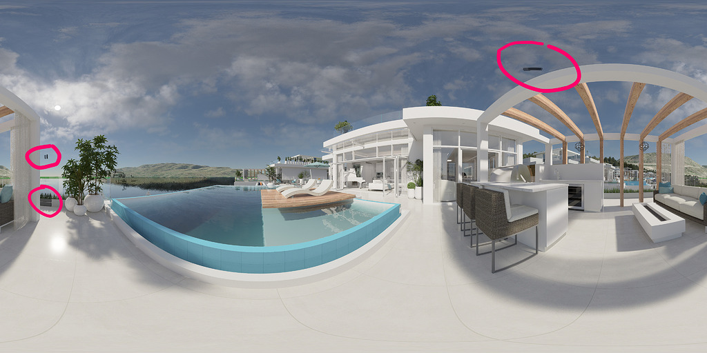Artifacts showing up in panorama renders - Get Help - D5 RENDER FORUM