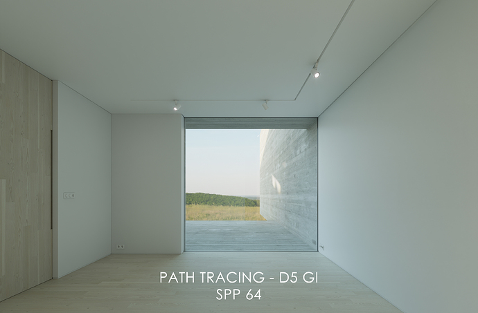 Path Tracing - D5 GI - SPP 64