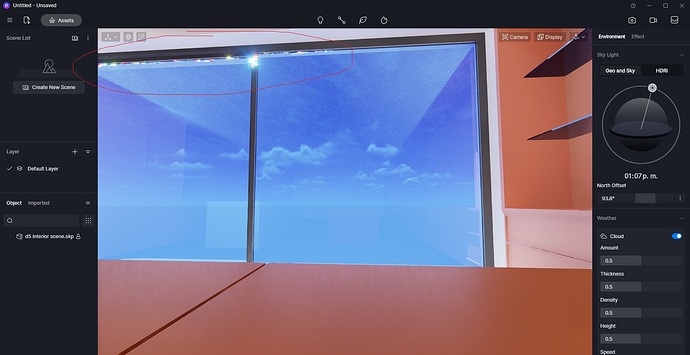 interior color pixel d5 render problem