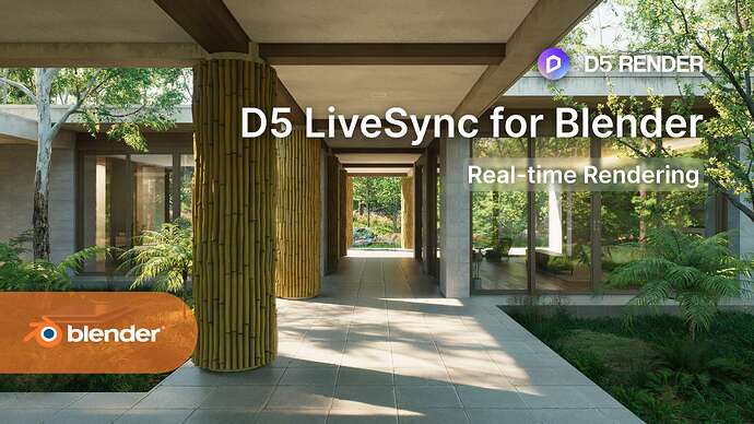 Blender to D5 LiveSync
