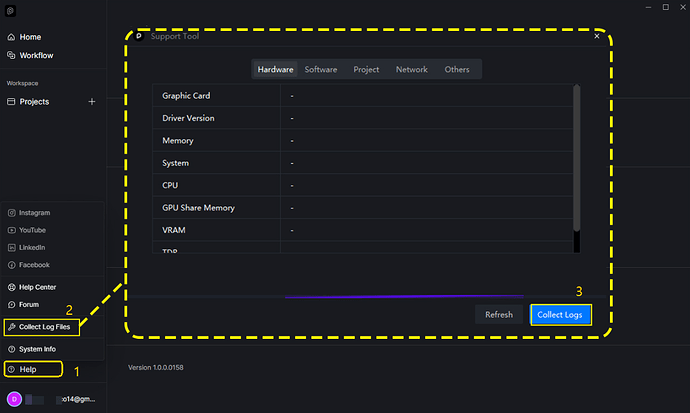 Collect Logs new