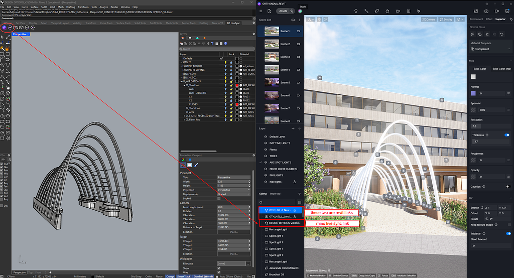 D5 Rendering Interface Rihno Rhino Livesync - Materials lost - Rhino - D5 RENDER FORUM
