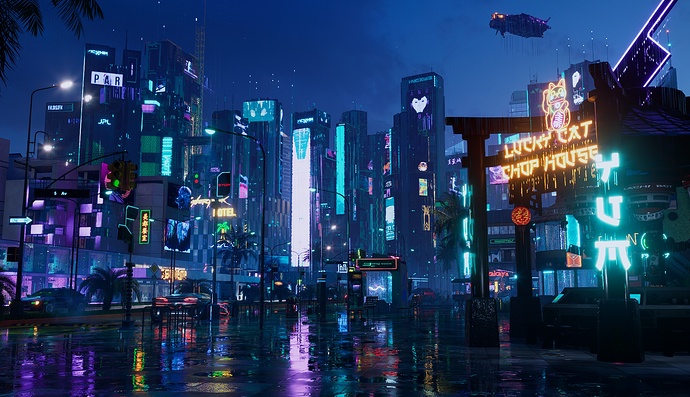 Cyberpunk Night City - Gallery - D5 RENDER FORUM