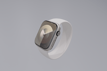 Apple - Watch S9 (Aluminium Stardust Sport loop)