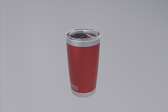 YETI - Rambler 20 oz (Rescue Red)