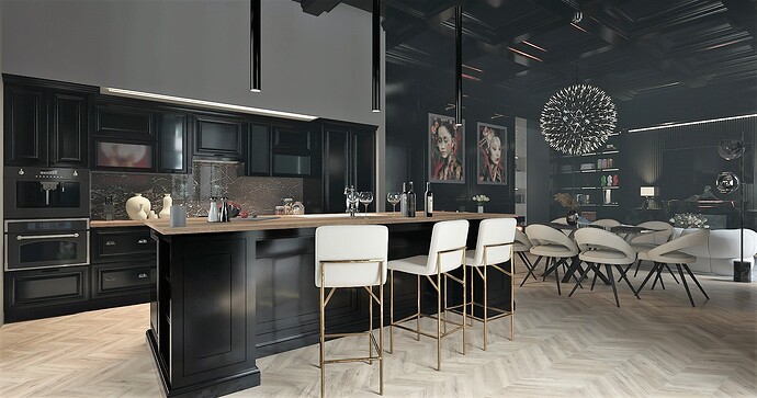 COCTEL STYLE - LIVING KITCHEN_11