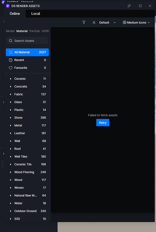 2.6 version not loading assets - Tech Support - D5 RENDER FORUM