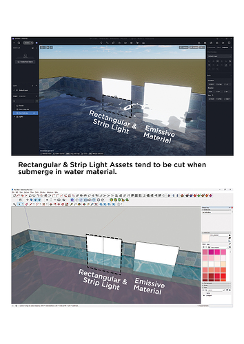 Rectangular And Strip Light Cut