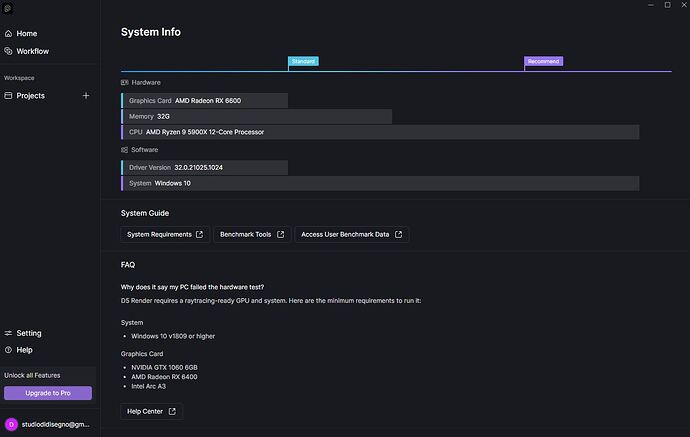 system info