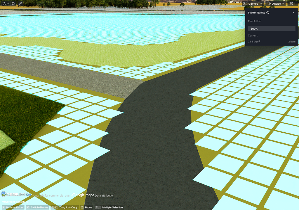 Scatter Quality in Large Model - How to - D5 RENDER FORUM