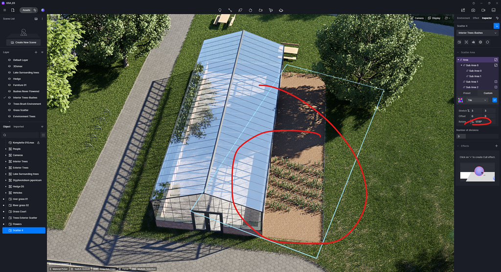 Scatter orientation - Get Help - D5 RENDER FORUM