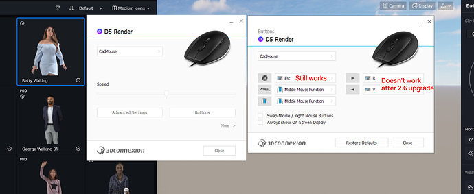 Mouse settings