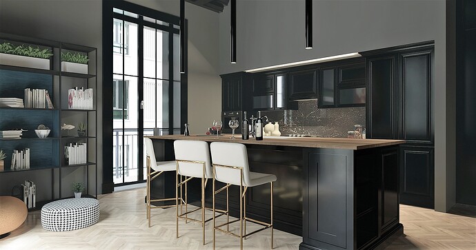 COCTEL STYLE - LIVING KITCHEN_10