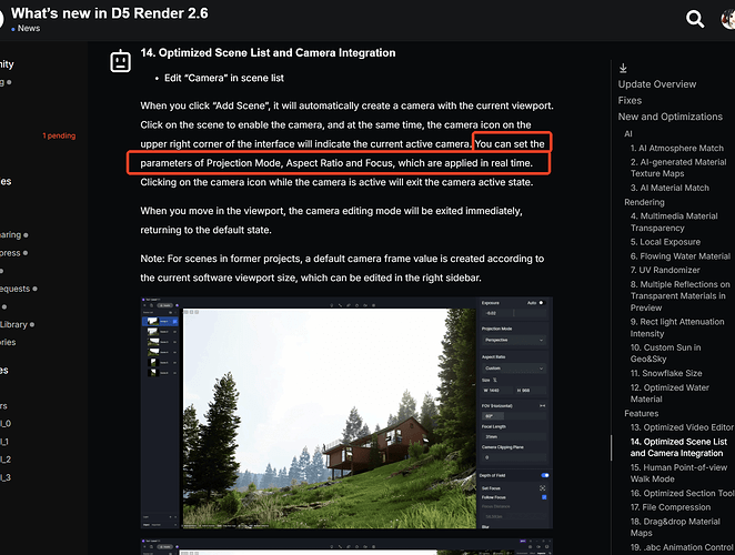 Five Camera issues - Tech Support - D5 RENDER FORUM