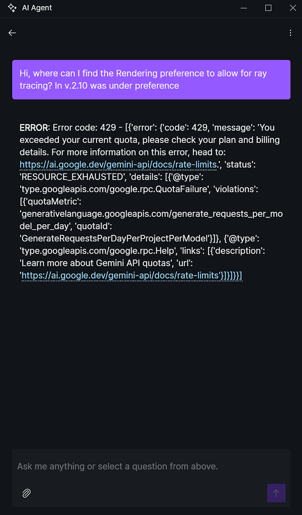 Issue with AI assistant - Tech Support - D5 RENDER FORUM
