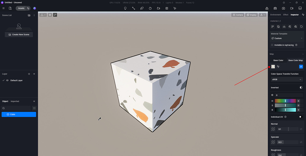 3d Base Color Map Base color map my texture doesn't appear - Get Help - D5 RENDER FORUM