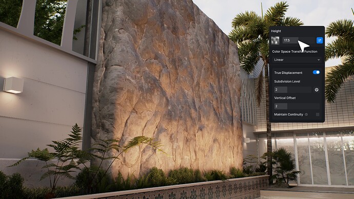 Displacement Material (beta)