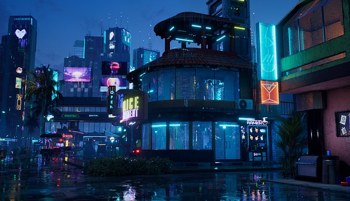 Cyberpunk Night City - Gallery - D5 RENDER FORUM