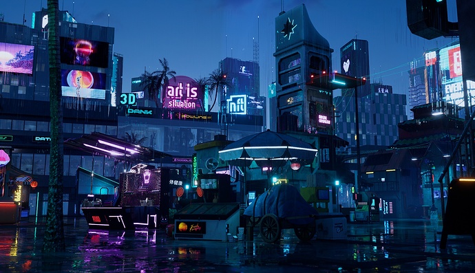 Cyberpunk Night City - Gallery - D5 RENDER FORUM