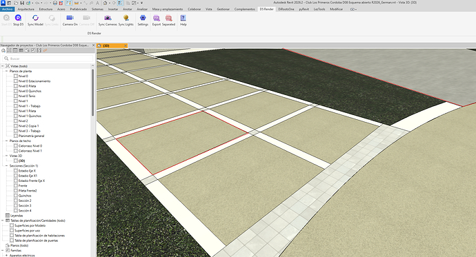 El agregado de Revit no carga las texturas 02