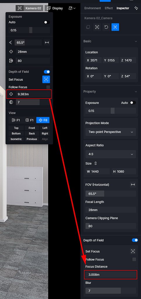 Camera issue DOF - Get Help - D5 RENDER FORUM