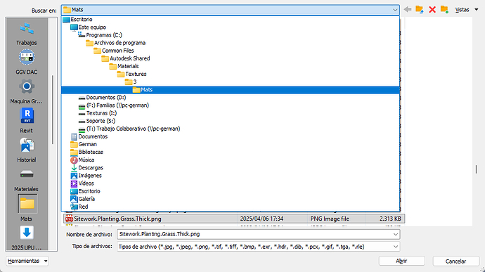 Texturas en Revit 02