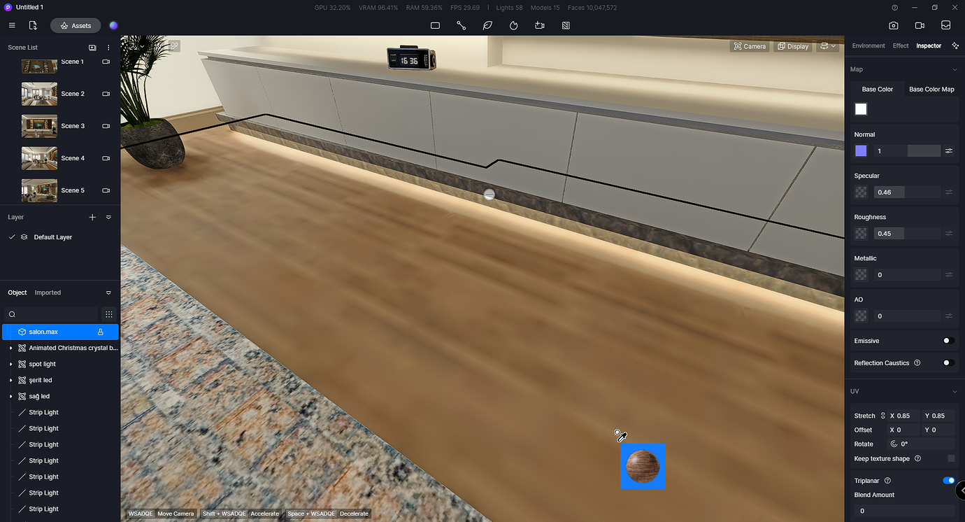 About the parquet texture problem - Get Help - D5 RENDER FORUM