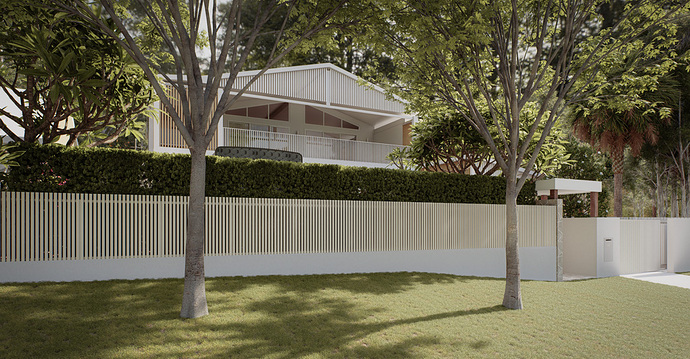 Front fencing design