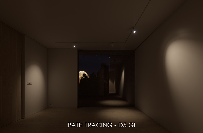 Path Tracing - D5 GI - Night