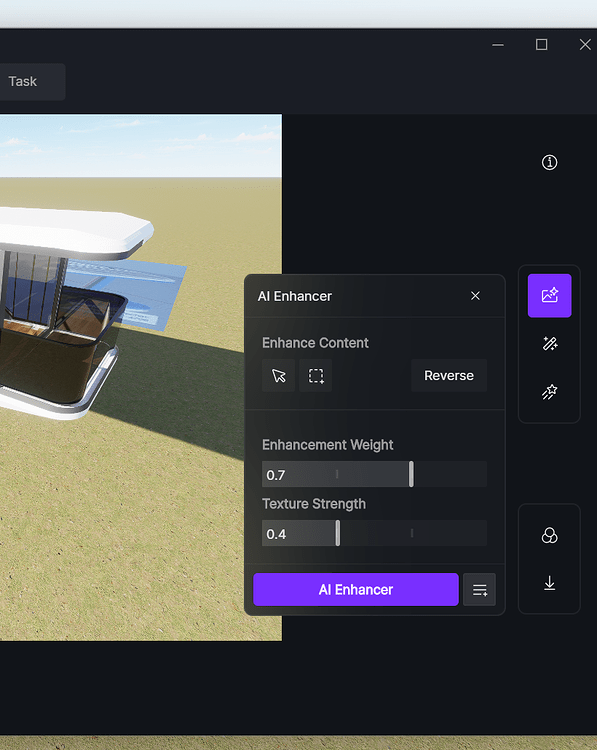 issue with the AI Enhance feature - Get Help - D5 RENDER FORUM