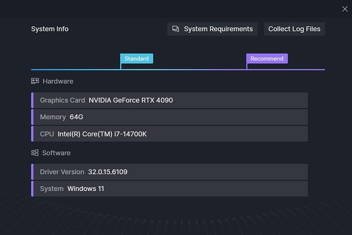 sys info