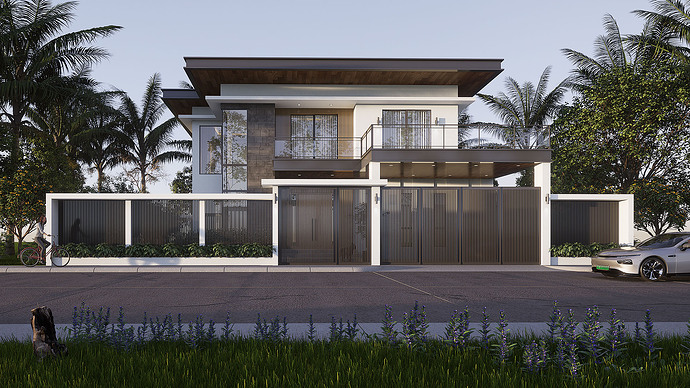 Modern 2 Storey House Design
