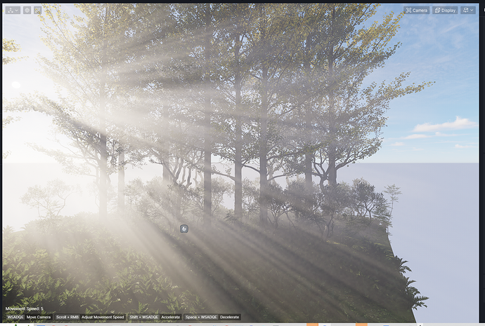 default beam wtih trees