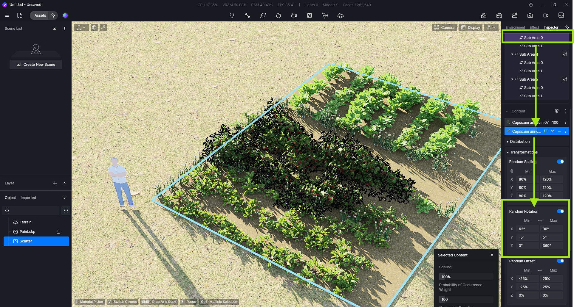 Scatter orientation - Get Help - D5 RENDER FORUM