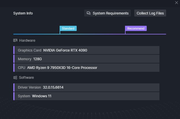 D5  System Info