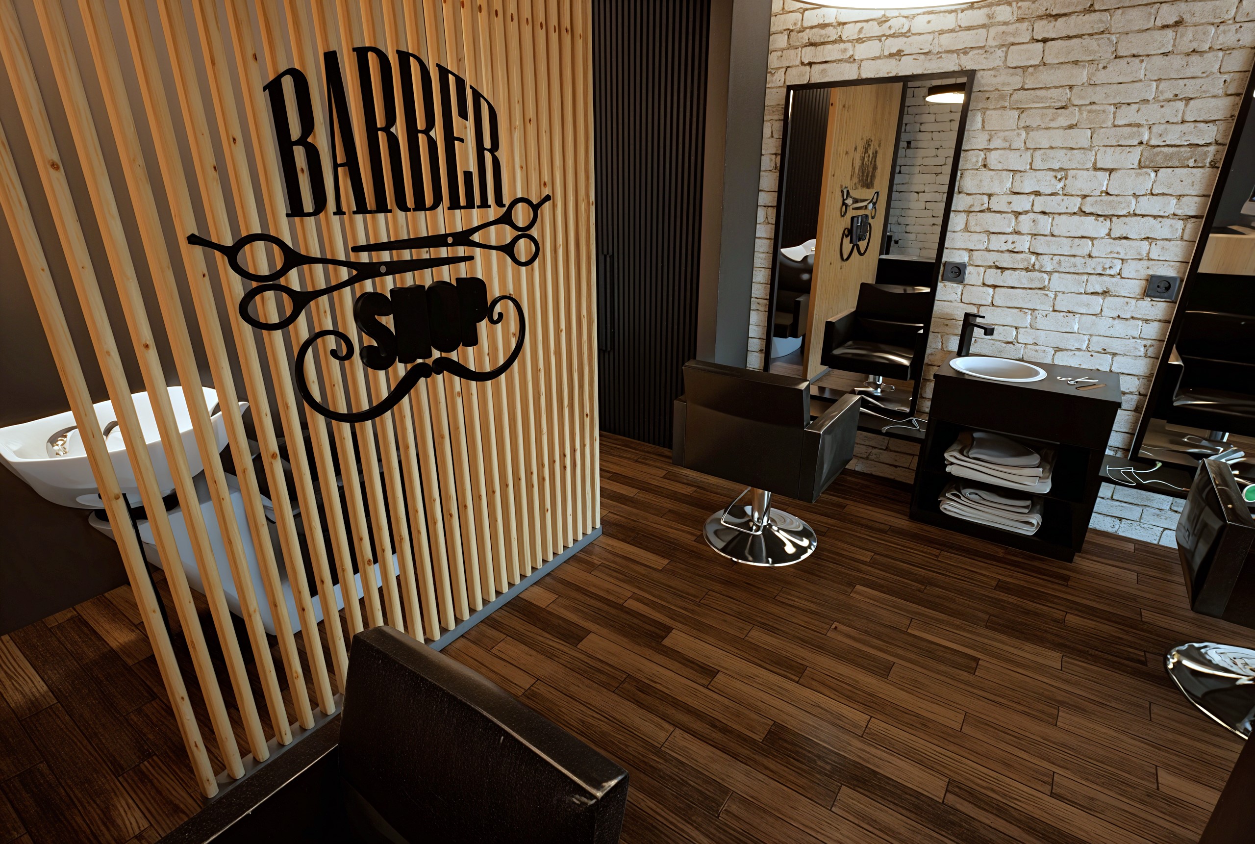 Barber Salon Gallery D5 RENDER FORUM