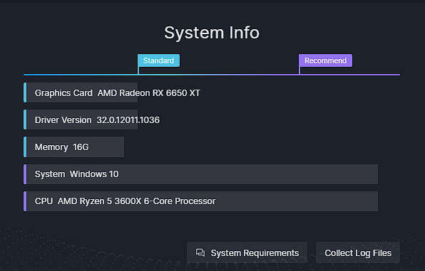 system info