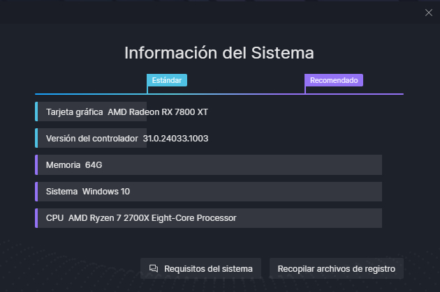 Problema con el material hierba 10 Repuesta de sistema en uso